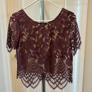 Express lace blouse